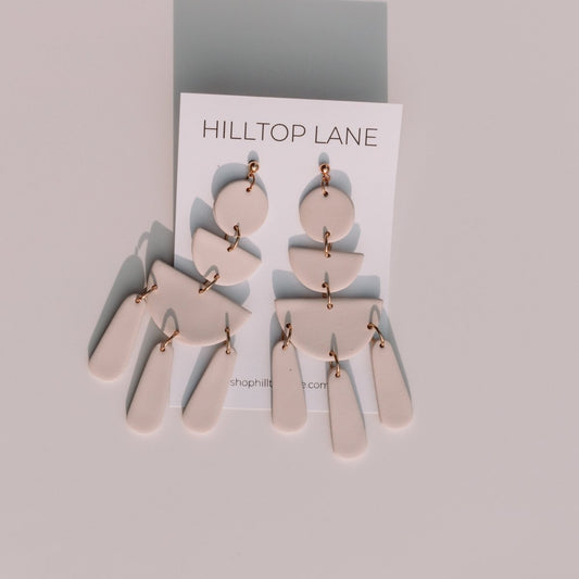Boho Geometric Statement Earrings - Hilltop Lane Boutique