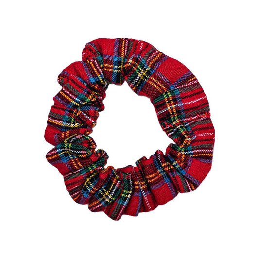 Holiday Plaid Skinny Scrunchies - Hilltop Lane Boutique